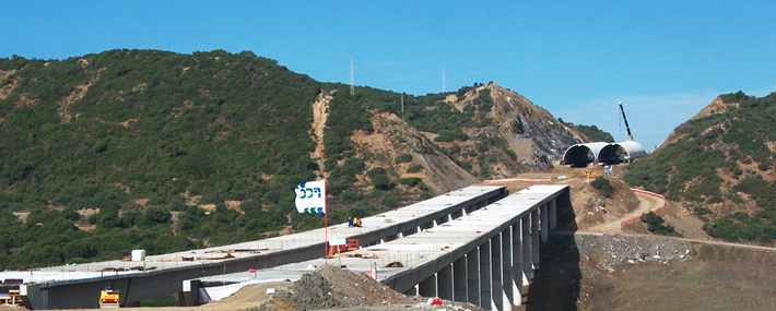 Obras lineales. Autovías y carreteras